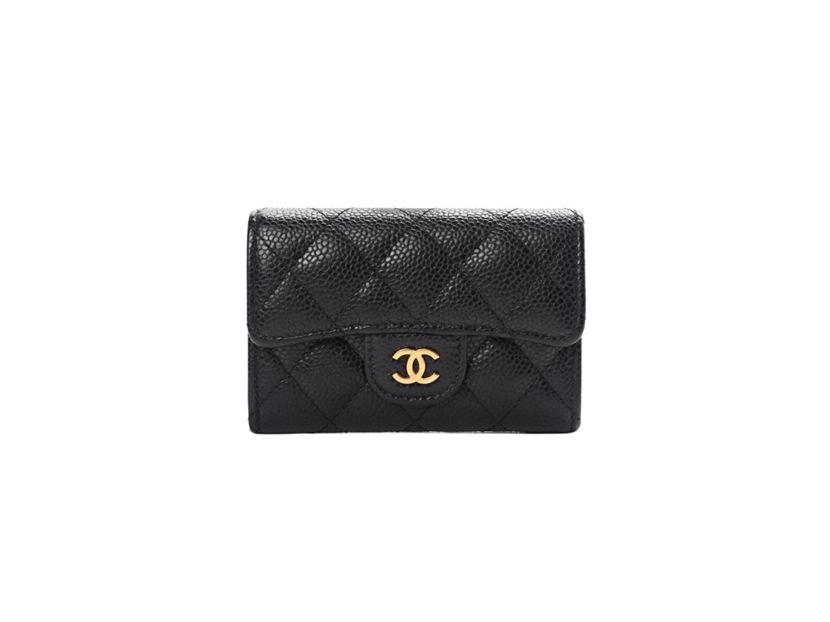 SASOM  bags Chanel Classic Small Flap Wallet Card Holder In Grained  Calfskin With Gold-Tone Metal Black Check the latest price now!