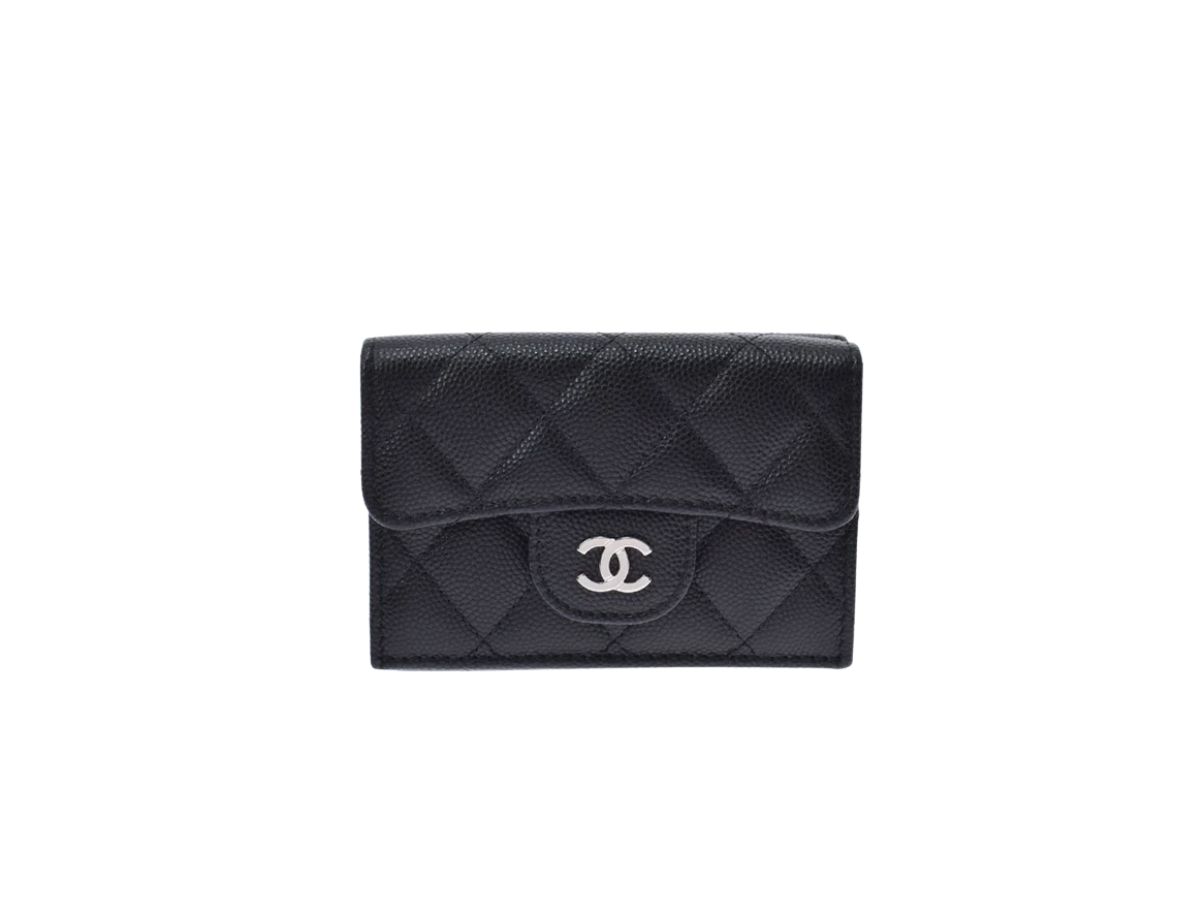 SASOM  Chanel Classic Small Flap Wallet Grained Calfskin