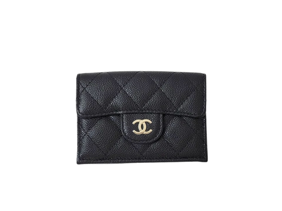 SASOM  bags Chanel Classic Small Flap Wallet In Grained Shiny Calfskin  With Gold Hardware Black Check the latest price now!