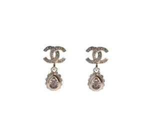 Buy Chanel Coco Mark Earrings In Metal Strass at Sasom – Authentic and Ready to Ship
