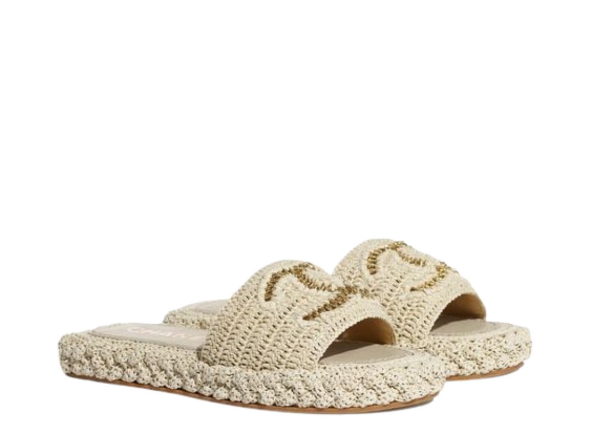 Chanel cord mules on sale sandals