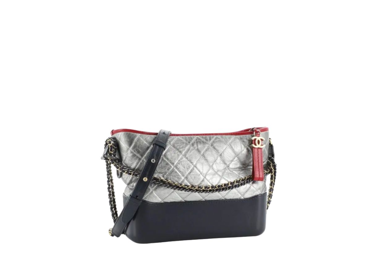 SASOM  Chanel Gabrielle Hobo Quilted Aged Calfskin
