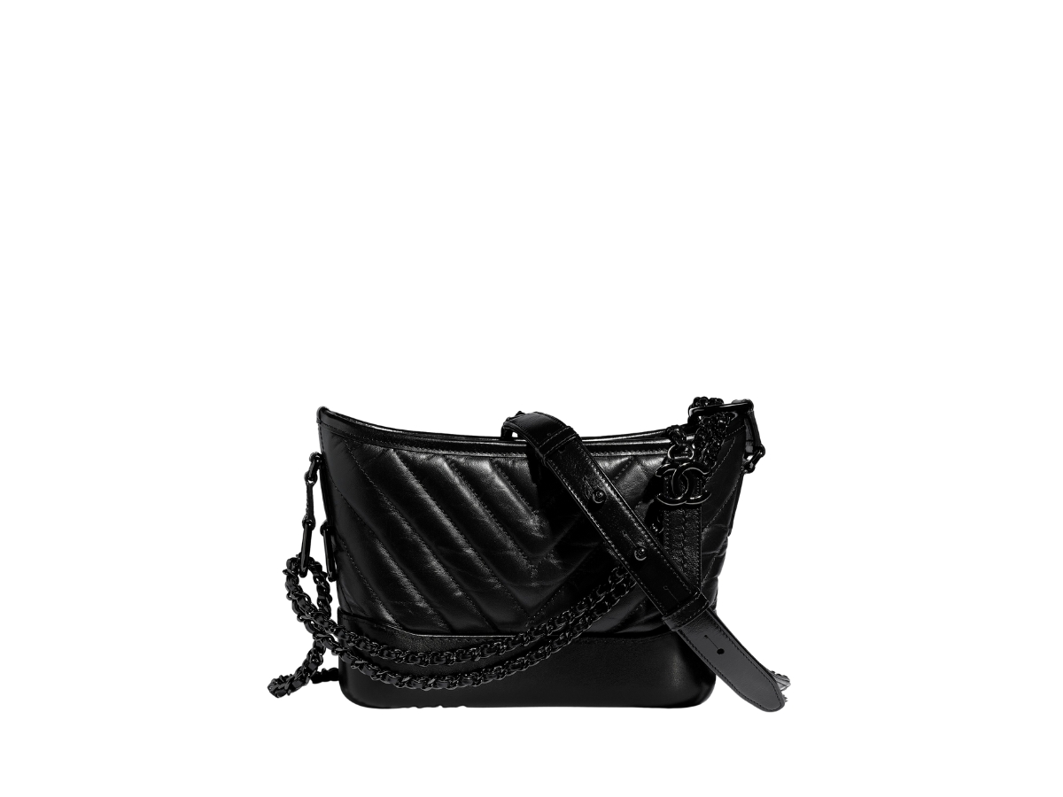 SASOM  bags Chanel Gabrielle Small Hobo Bag In Aged Cafskin With Black  Metal Hardware Black Check the latest price now!