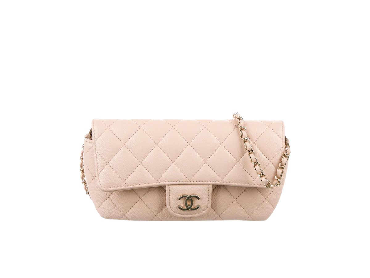 SASOM  bags Chanel Glasses Case With Classic Chain In Grained Calfskin  With Gold-Tone Metal Neutral Check the latest price now!