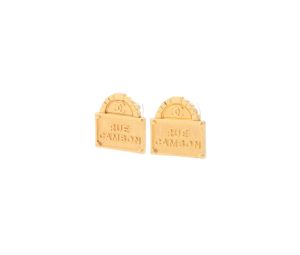 Chanel Le Cambon Earrings In Metal Gold