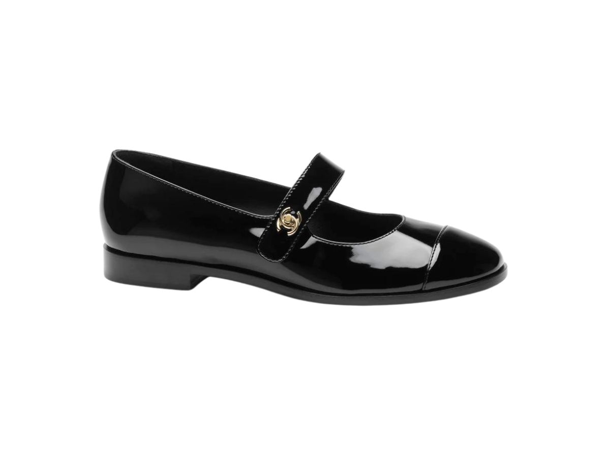 mary janes 60 black patent calfskin bow