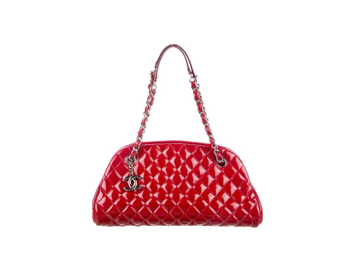 SASOM  Chanel Medium Just Mademoiselle Bowling Bag Red