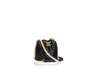 กระเป๋า Chanel Mini Drawstring Bag Black | ตรวจสอบแล้วแท้ 100% | SASOM