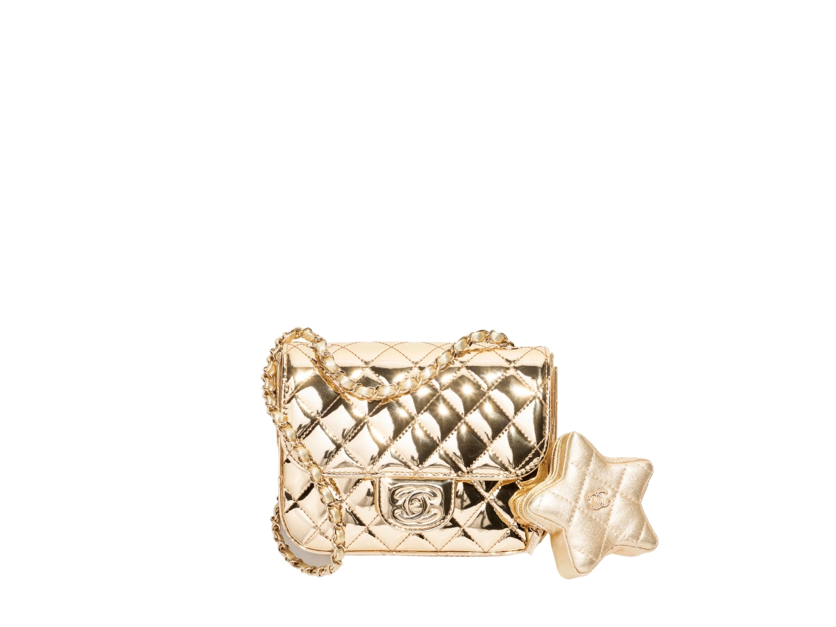 Chanel gold online purse