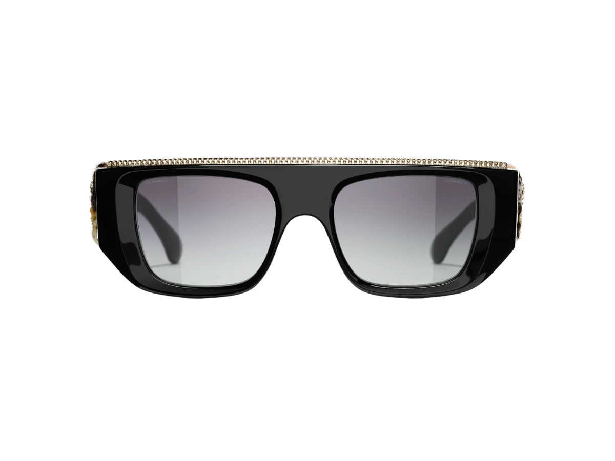 https://d2cva83hdk3bwc.cloudfront.net/chanel-rectangle-sunglasses-in-black-orange-acetate-tweed-with-grey-gradient-lenses-2.jpg