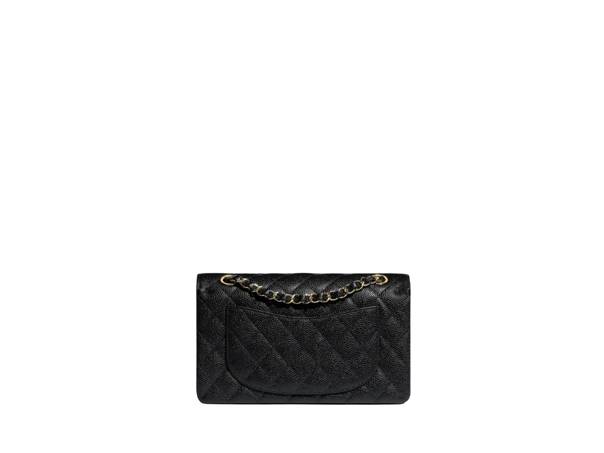 SASOM  bags Chanel Small Classic Handbag 9 In Grained Calfskin