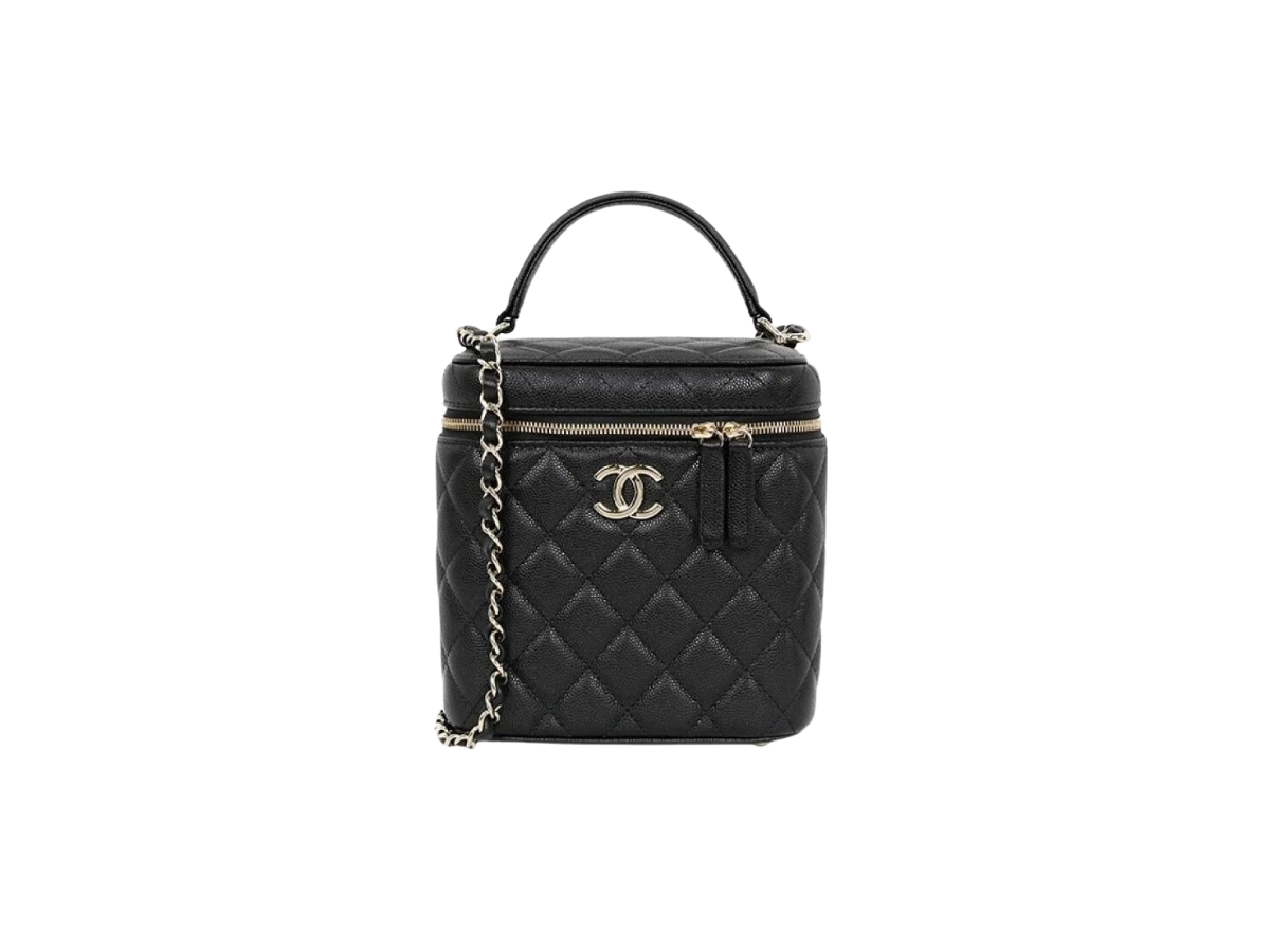 SASOM bags Chanel Small Vanity Case In Grained Calfskin With