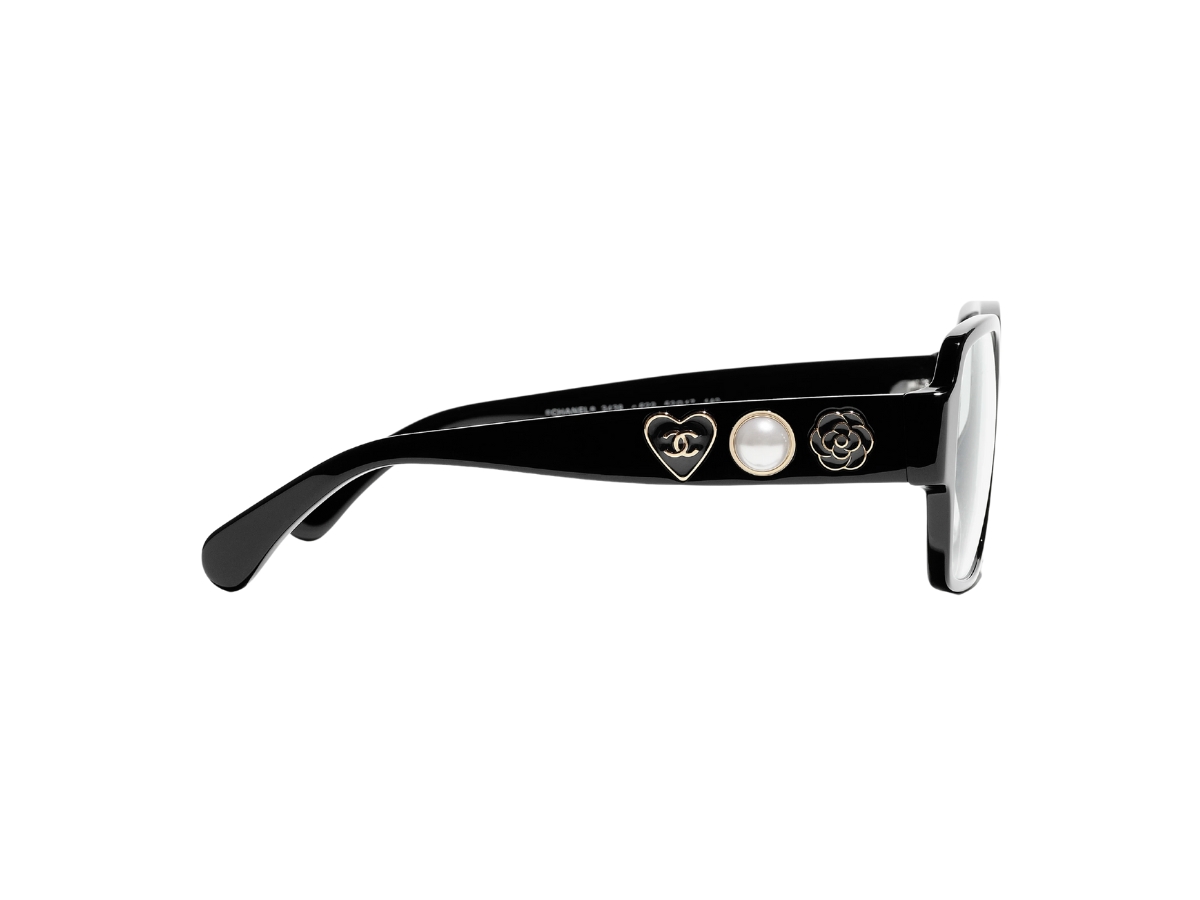 chanel square frame glasses