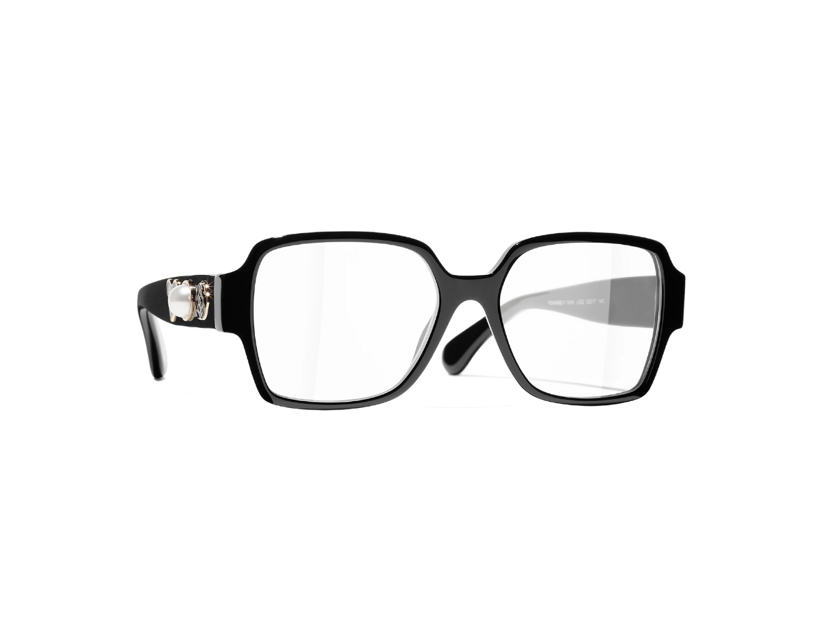 chanel square frame glasses