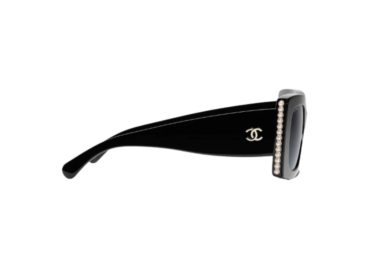 SASOM เครื่องประดับ Chanel Sunglasses In Black Frame Lenses Gray