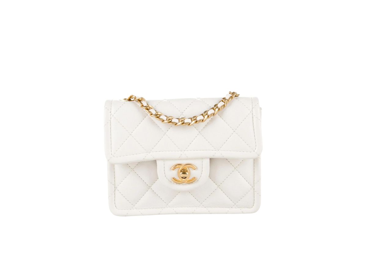 SASOM  Chanel Sweet Classic Mini Flap Bag Grained Calfskin
