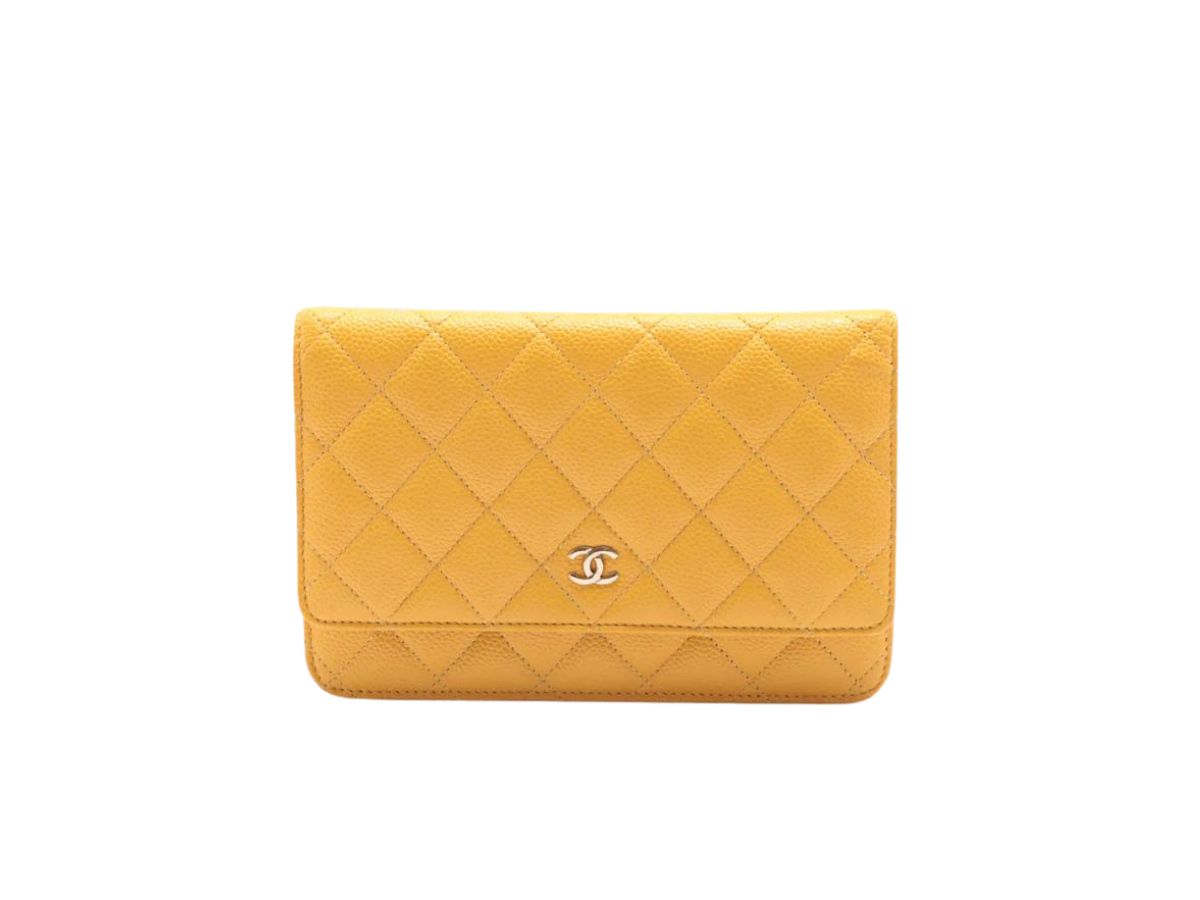 Chanel Pink Quilted Lambskin Wallet On Chain in 2023