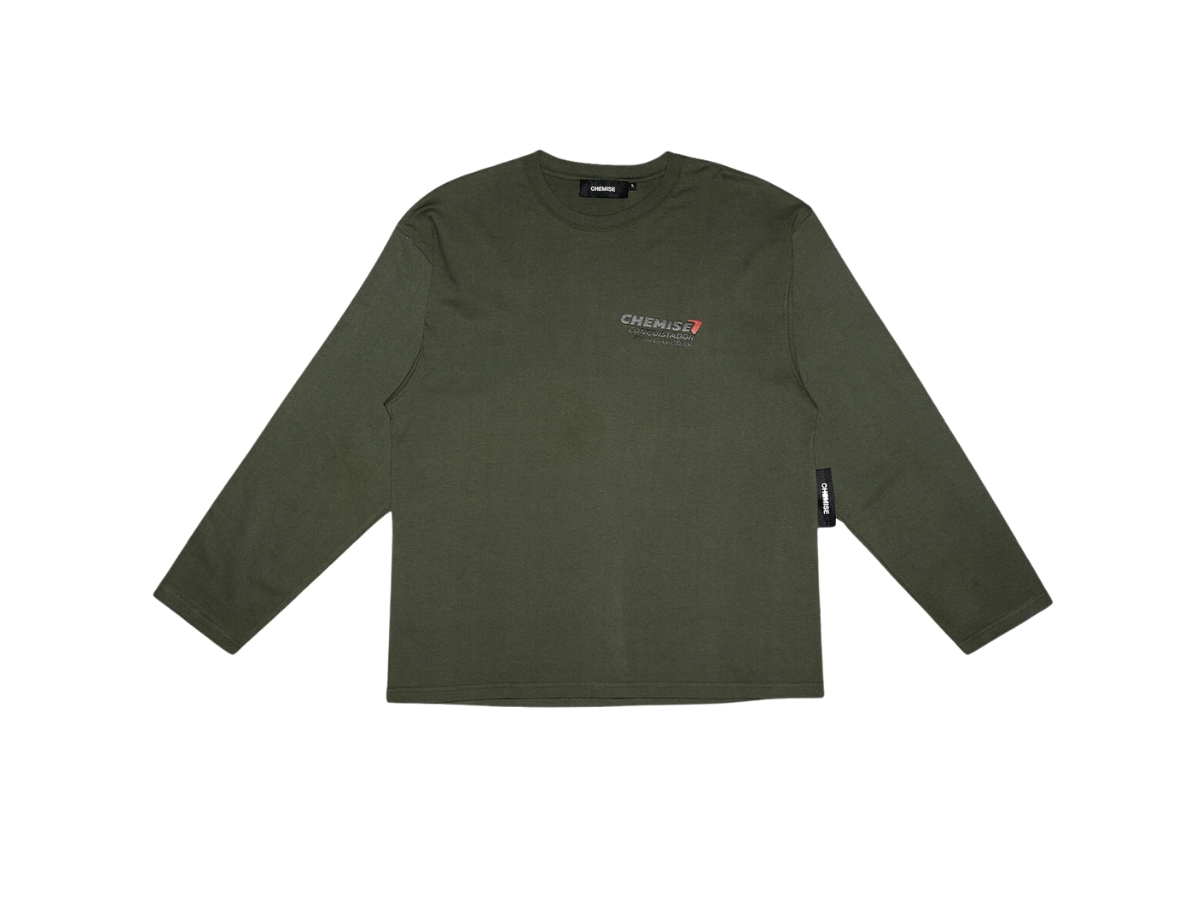 SASOM | เสื้อผ้า CHEMISE Lewis Dark Green Long Sleeve T-Shirt เช็คราคา ...