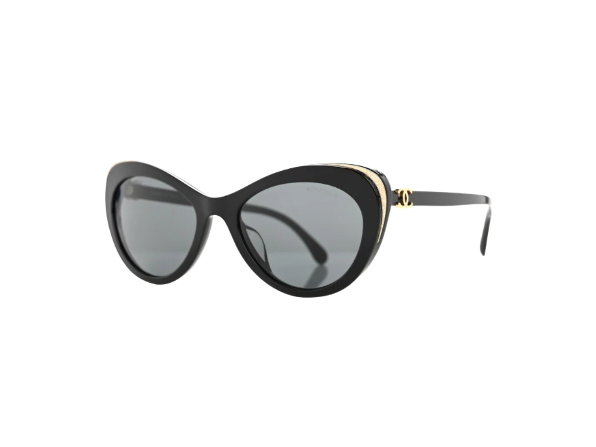Buy Chanel Acetate Cat Eye CC Sunglasses Black at Sasom – Authentic and Ready to Ship