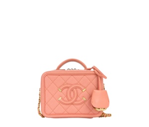 Buy Chanel Filigree CC Vanity Case Pink at Sasom – Authentic and Ready to Ship