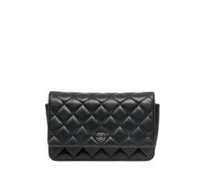 Buy Chanel Woc In Black Quilted Caviar With Silver Hardware at Sasom – Authentic and Ready to Ship