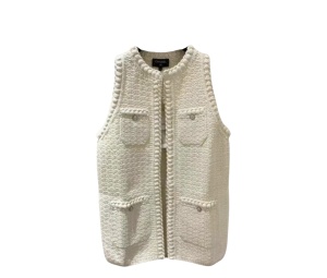 Buy Chanel Vests Ecru (Women's) at Sasom – Authentic and Ready to Ship