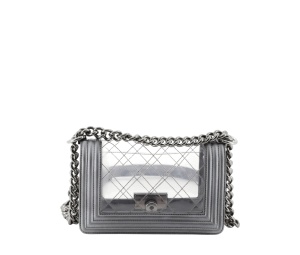 Buy Chanel Boy Flap Bag Quilted Pvc And Calfskin Small at Sasom – Authentic and Ready to Ship
