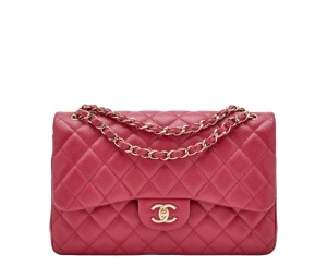 Buy Chanel Classic Medium Double Flap Bag Dark Pink at Sasom – Authentic and Ready to Ship