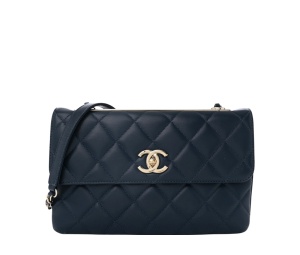 Buy Chanel Medium Trendy CC Flap Navy Blue at Sasom – Authentic and Ready to Ship