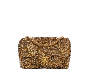 Buy Chanel Sequins Rectangular Single Flap Gold at Sasom – Authentic and Ready to Ship