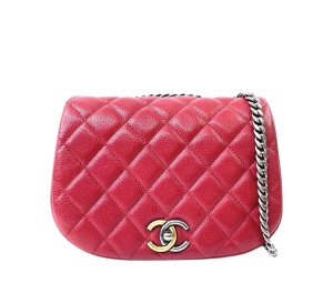 Buy Chanel Vintage Full Flap Chain Holo23  Pink Red at Sasom – Authentic and Ready to Ship