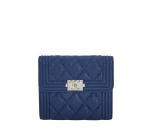 Buy Chanel Boy Chanel Flap Wallet Blue at Sasom – Authentic and Ready to Ship