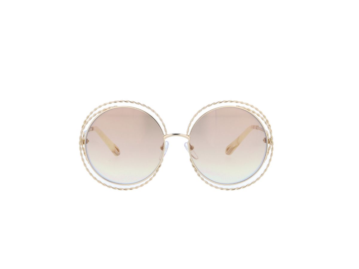 Chloé Carlina Sunglasses Peach Gradient Chloe women sunglasses – Authorised UK Retailer – Uniglasses main image 4