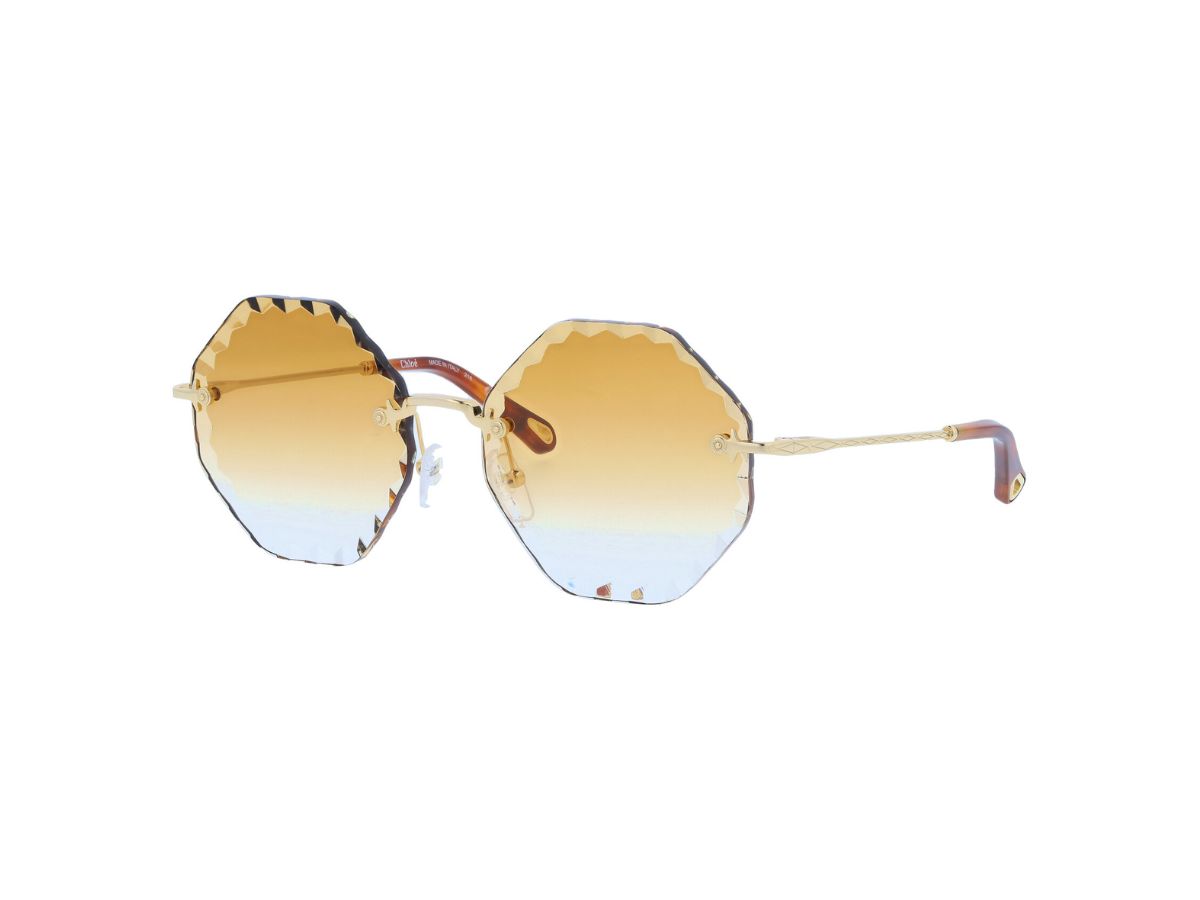 クロエ サングラス GOLD／GRADIENT CE143S-823 Chloe Sunglasses Women's CE143S 823 Gold 58-17-140