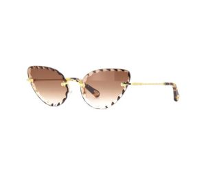 Buy Chloé CE157S Rosie Sunglasses In Gold Frame With Brown Gradient Lenses at Sasom – Authentic and Ready to Ship