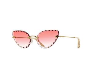 Buy Chloé CE157S Rosie Sunglasses  In Gold Frame With Red Gradient Lenses at Sasom – Authentic and Ready to Ship