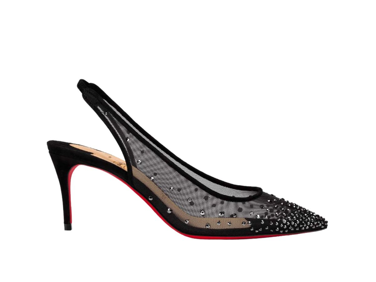 Louboutin sale black strass