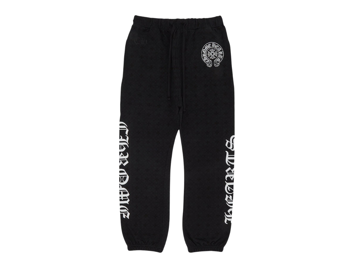 Chrome 2025 heart sweatpants