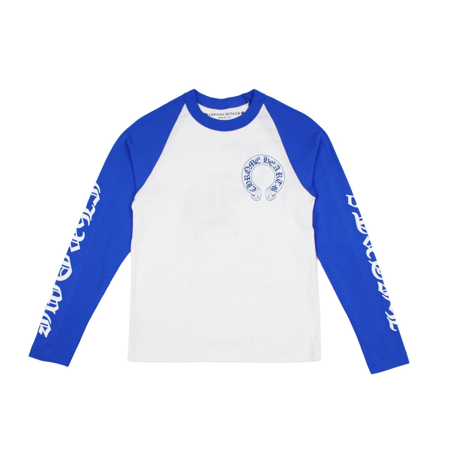 【Chrome Hearts】Neck Logo Baseball Shirt★長袖 Chrome Hearts Neck Logo Baseball Shirt Red/Black