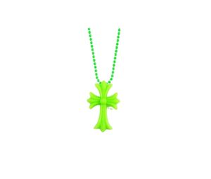 SASOM | accessories Chrome Hearts Cross Necklace In Silicone Green