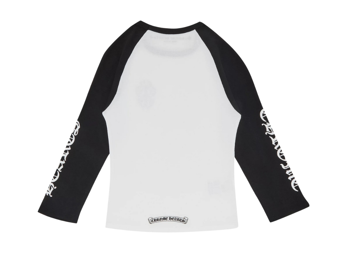 https://d2cva83hdk3bwc.cloudfront.net/chrome-hearts-dagger-long-sleeve-baseball-3-4-shirt-white-black-2.jpg