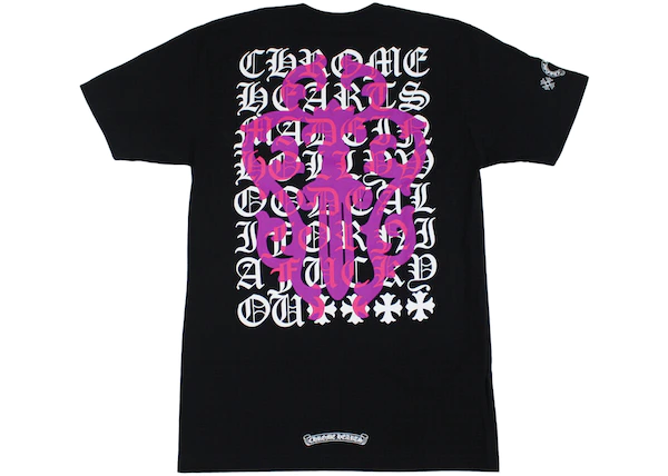 Buy Chrome Hearts Eye Chart Dagger T-Shirt Black | SASOM