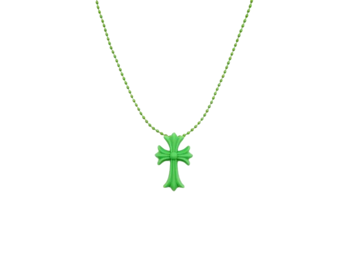 https://d2cva83hdk3bwc.cloudfront.net/chrome-hearts-green-resin-cross-pendant-ball-chain-1.jpg