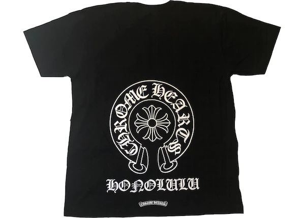 Buy Chrome Hearts Honolulu Exclusive T-Shirt Black at Sasom – Authentic and Ready to Ship