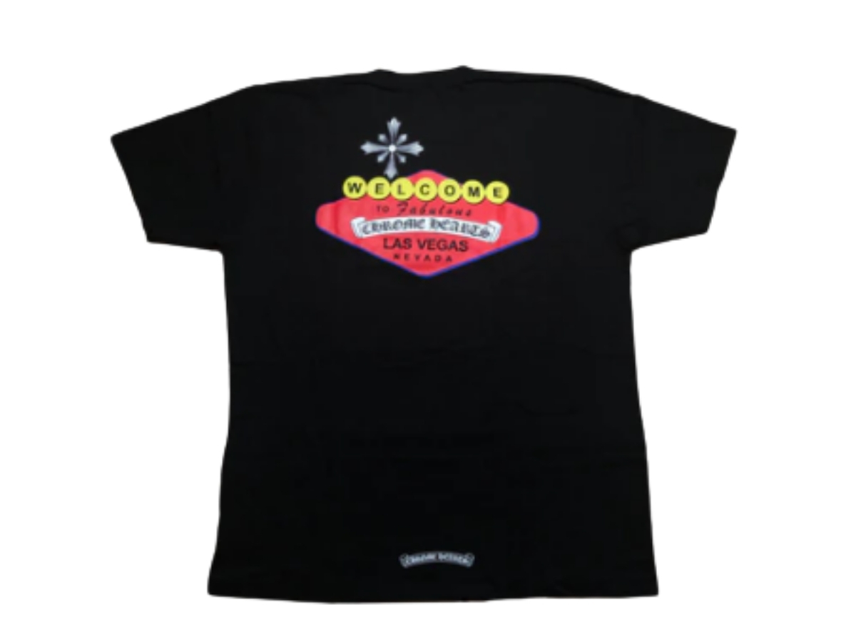 【Chrome Hearts】Las Vegas Exclusive Pocket Tee★半袖Tシャツ Chrome Hearts Las Vegas Exclusive T-Shirt (Color Print) Black