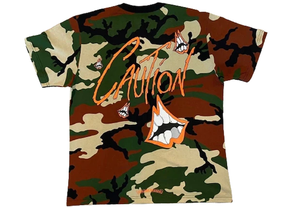 Buy Chrome Hearts Matty Boy Caution T-shirt Camo | SASOM