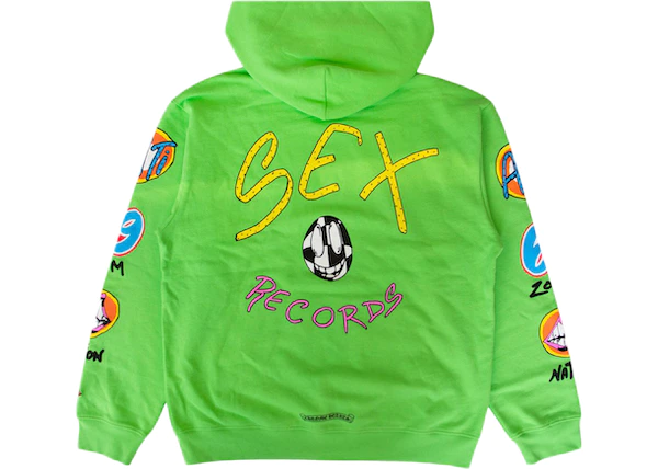 Buy Chrome Hearts Matty Boy Sex Records Hoodie Citrus at Sasom – Authentic and Ready to Ship