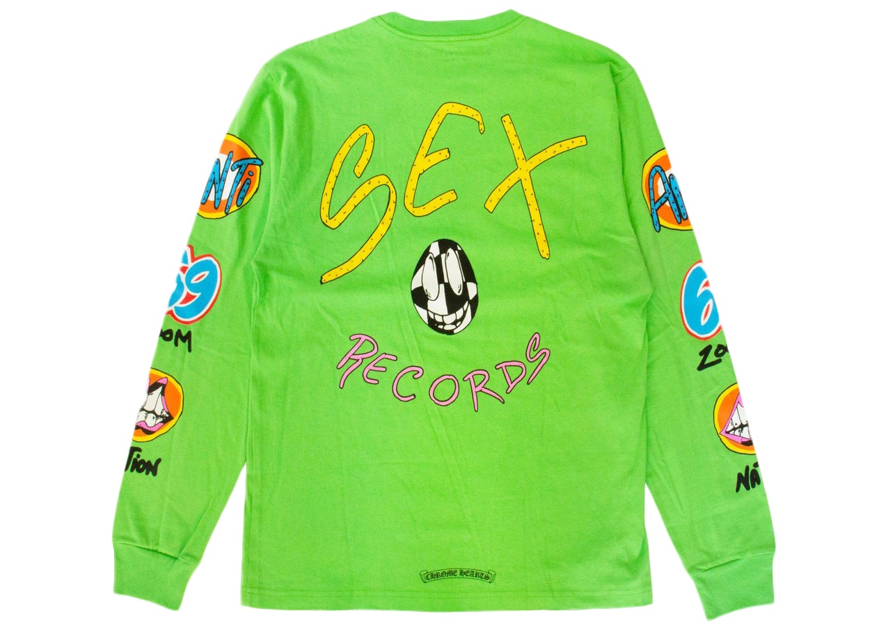 SASOM | apparel Chrome Hearts Matty Boy Sex Records L/S T-shirt Citrus  Check the latest price now!