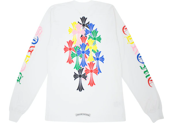 【Chrome Hearts】Multi Color Cross Cemetery T-shirt★半袖 Chrome Hearts Multi Color Cross Cemetery T-shirt Black Men's
