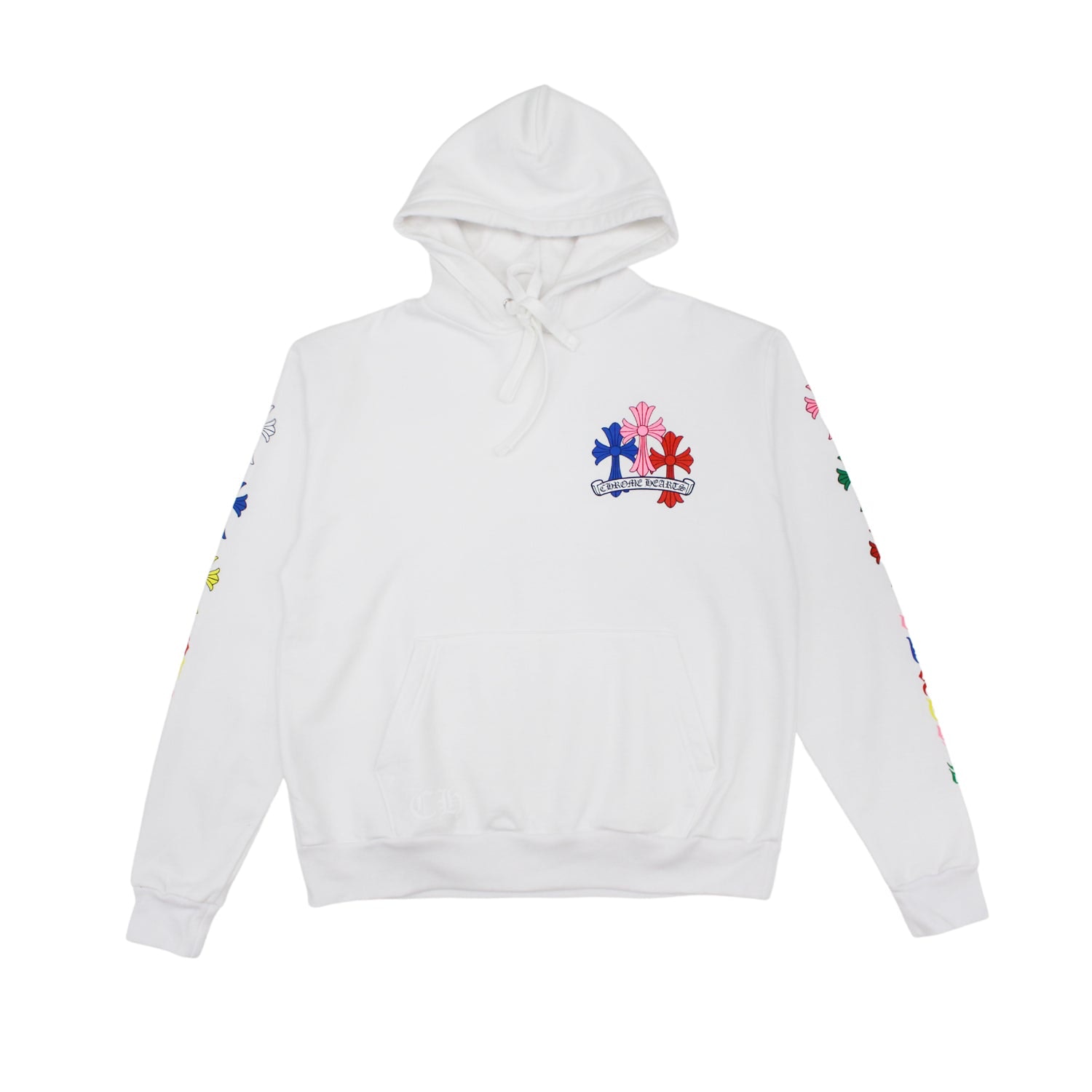 Chrome hearts sale white hoodie